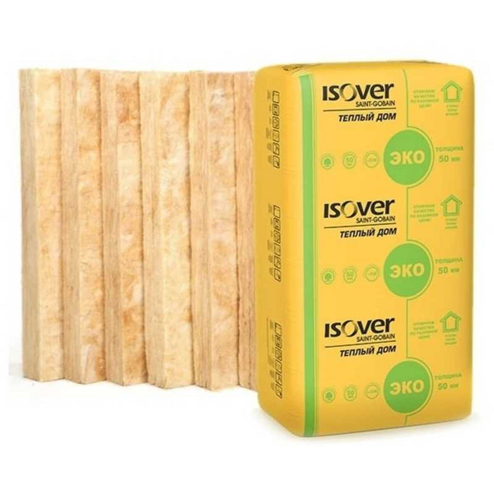 Утеплитель Isover Изовер Тёплый Дом Плита 50х610х1170 в Апшеронске